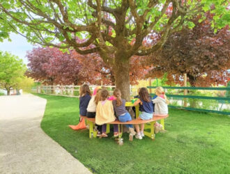 Banc Tour Arbre Végétalisation école