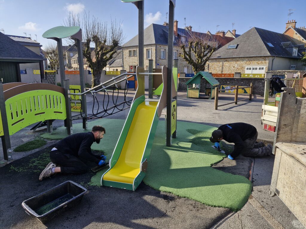 Chantier Pose Sol Souple La Haye (50)...