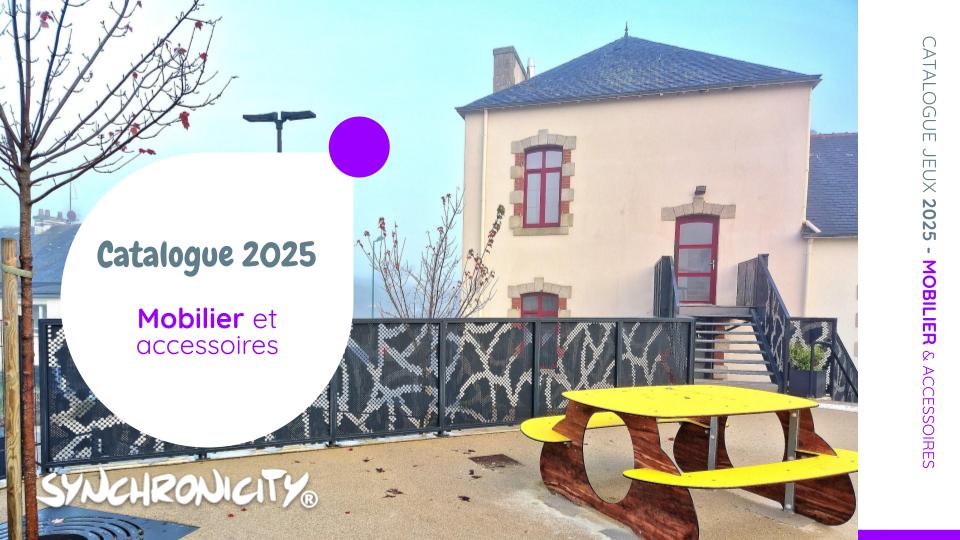 Couv Catalogue 2025 Mobiliers Complements Ludiques