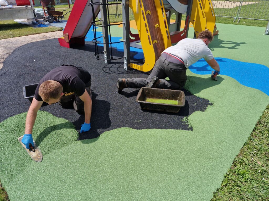 Mise En Oeuvre Sol Souple Airedejeux