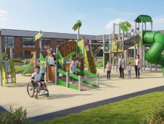 Aire de Jeux pour tous - Aire de jeux inclusive