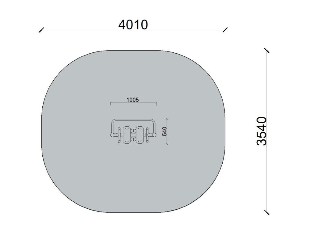 R04 Patineur Zone De Securite Marcheur Nordique