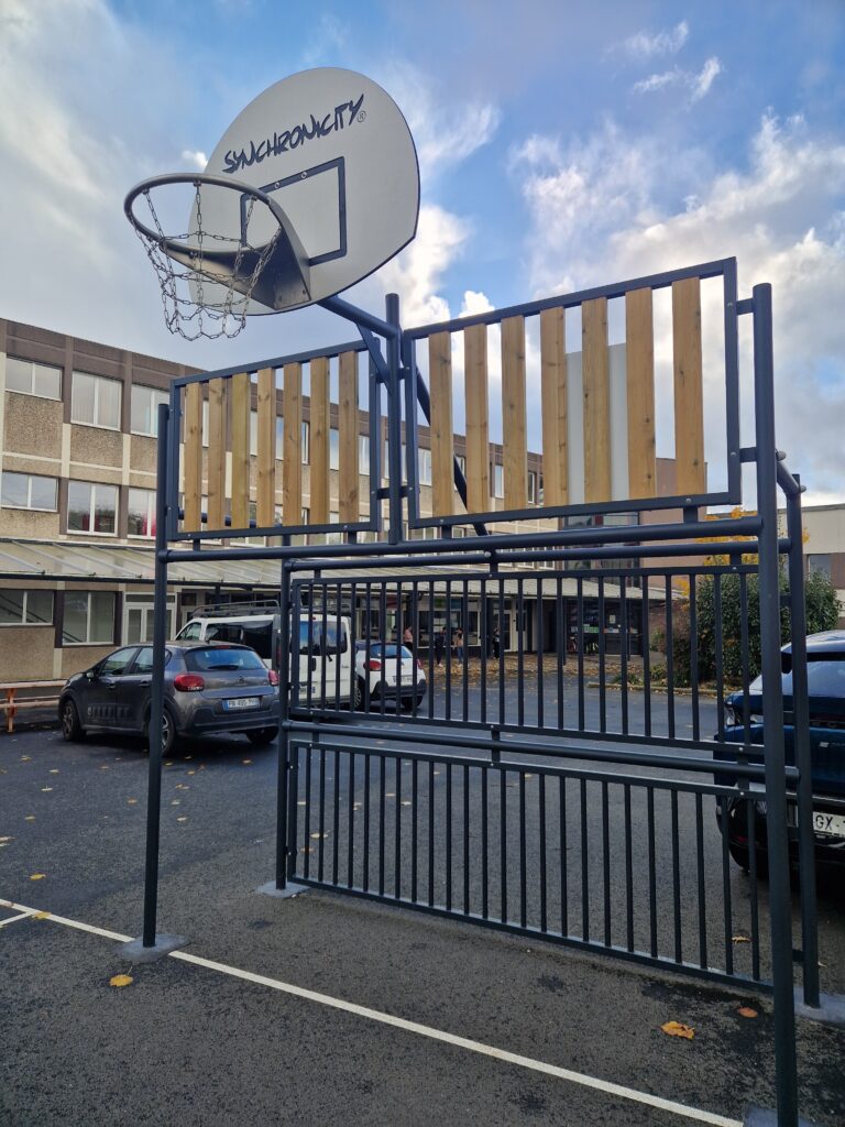 Frontons multisports-finition bois