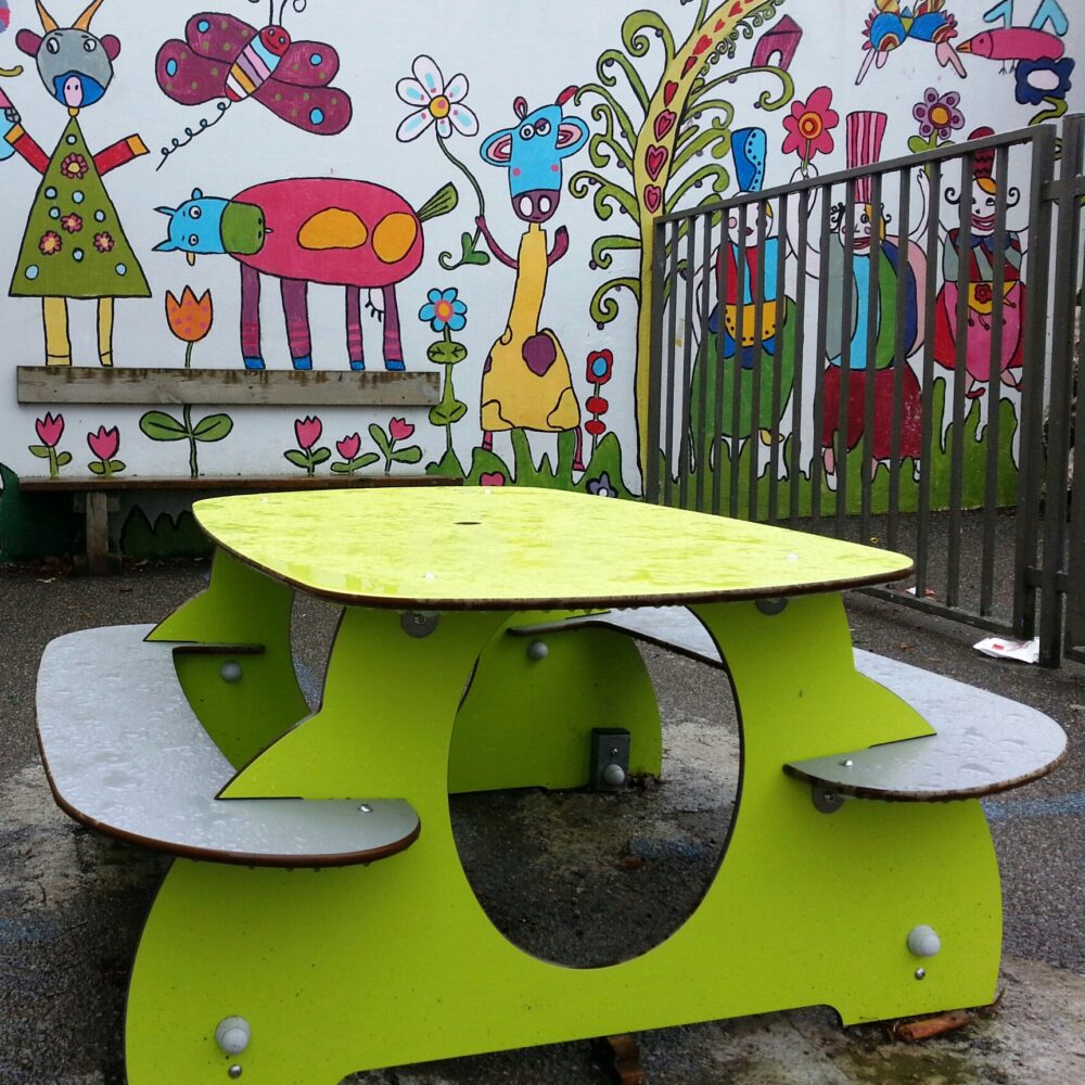 Acl Table Collation Mobilier école Goûter Devoir Cour Récréation Couleur Durable Solide Penmarch 29 Hpl .jpg
