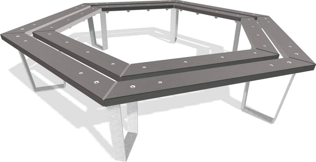 Amgh Xl Banc Cigale Hexagonal