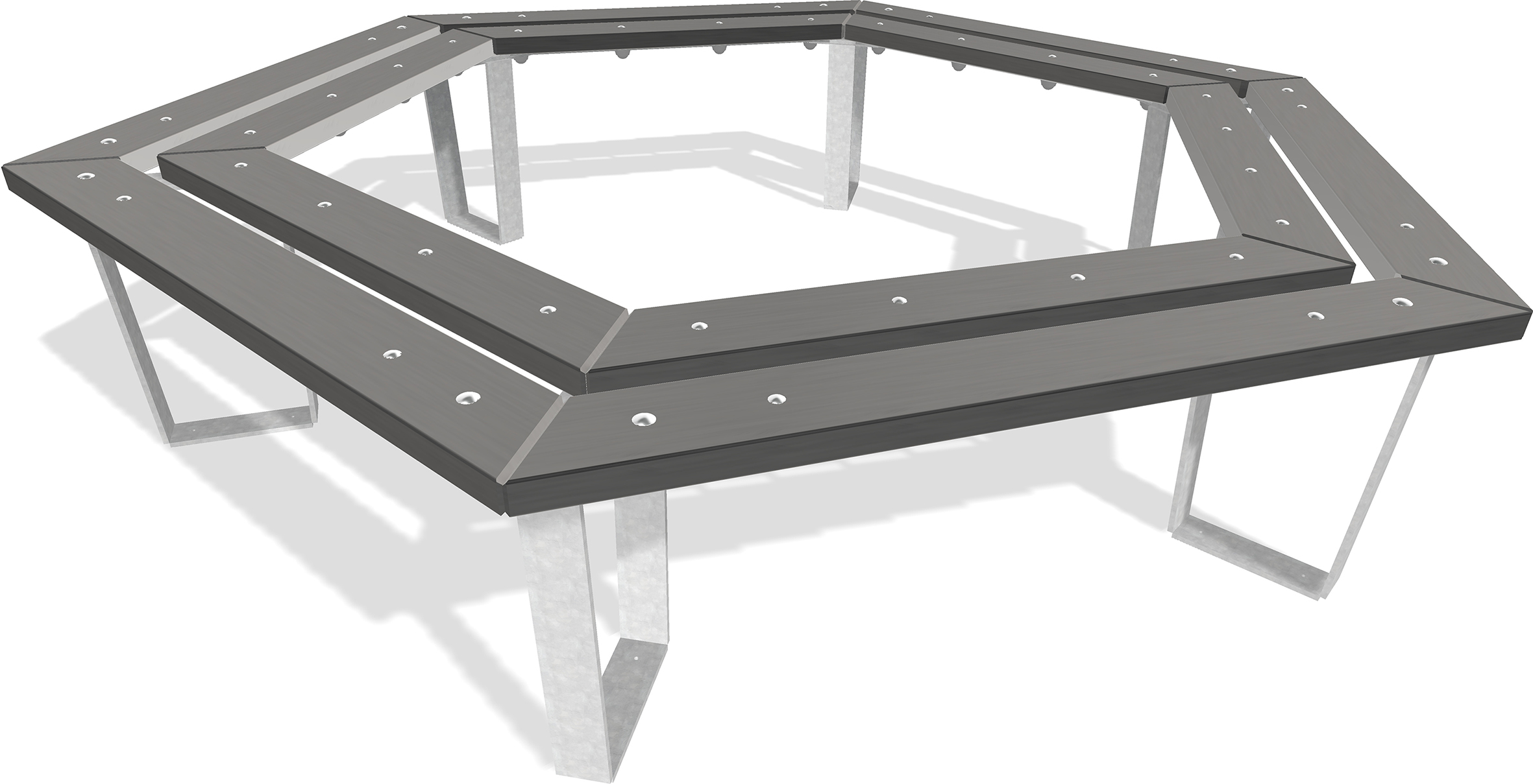 Amgh Xl Banc Cigale Hexagonal
