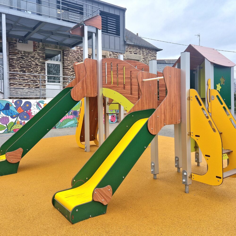 école Notre Dame Campénéac 56 Kks 642 Fantasy Poteaux Aluminium Et Hpl 2