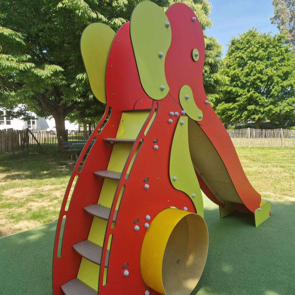 Tjb Jumbo Toboggan Glisse Elephant Savane Tunnel Grimpe Leverger 35 (2)