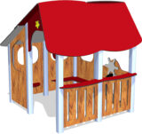 CAbane-maisonnette-aire-de-jeux-collectivité-Kks 1397 Recto-Cagibi-visuel-3D-recto