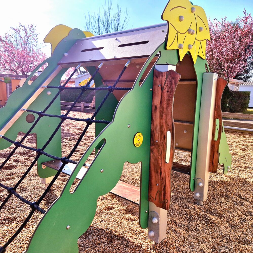 Mkh Akro Branche Cordage Filet Grimpe Mur Escalade Prise Cabane Vert 2 12ans (1)