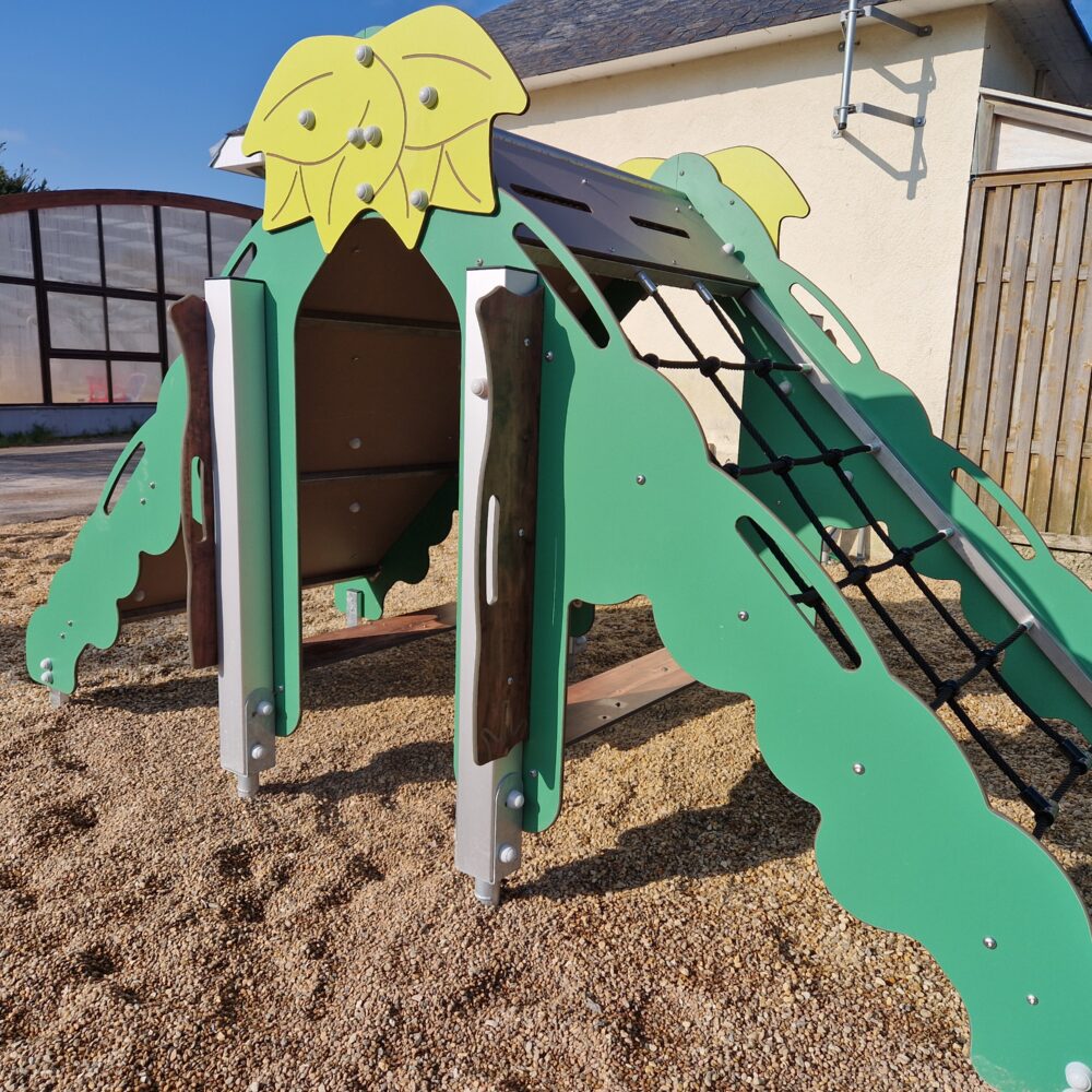 Mkh Akro Branche Cordage Filet Grimpe Mur Escalade Prise Cabane Vert 2 12ans (6)