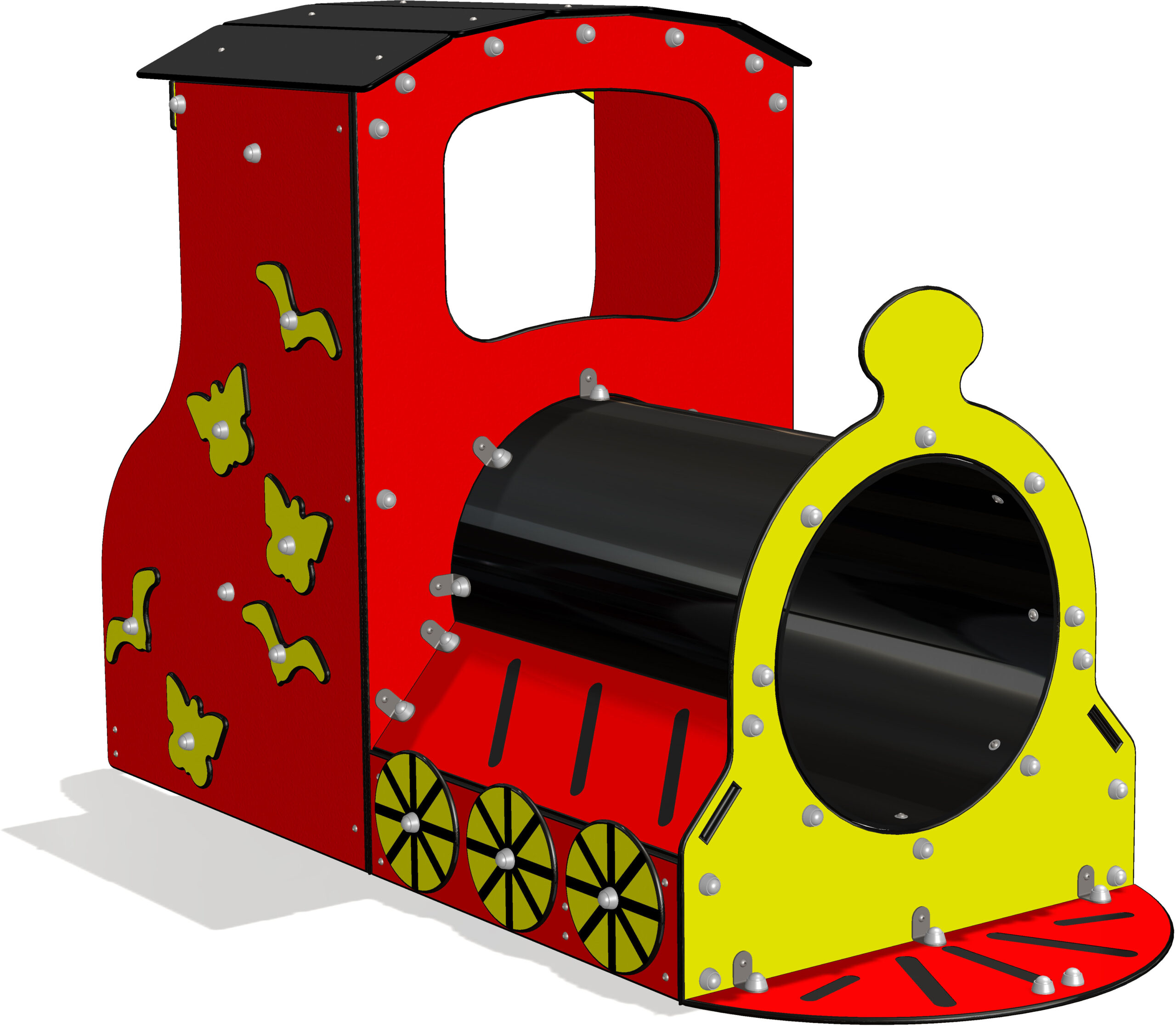 MLE-TRAIN-locomotive-rouge-jaune-Lorient Express-visuel3D-recto3