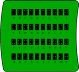 Panneau Braille Face