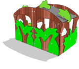 Cabane-maisonnette-enfant-jeu-Pob-Robinson visuel-3D- Recto
