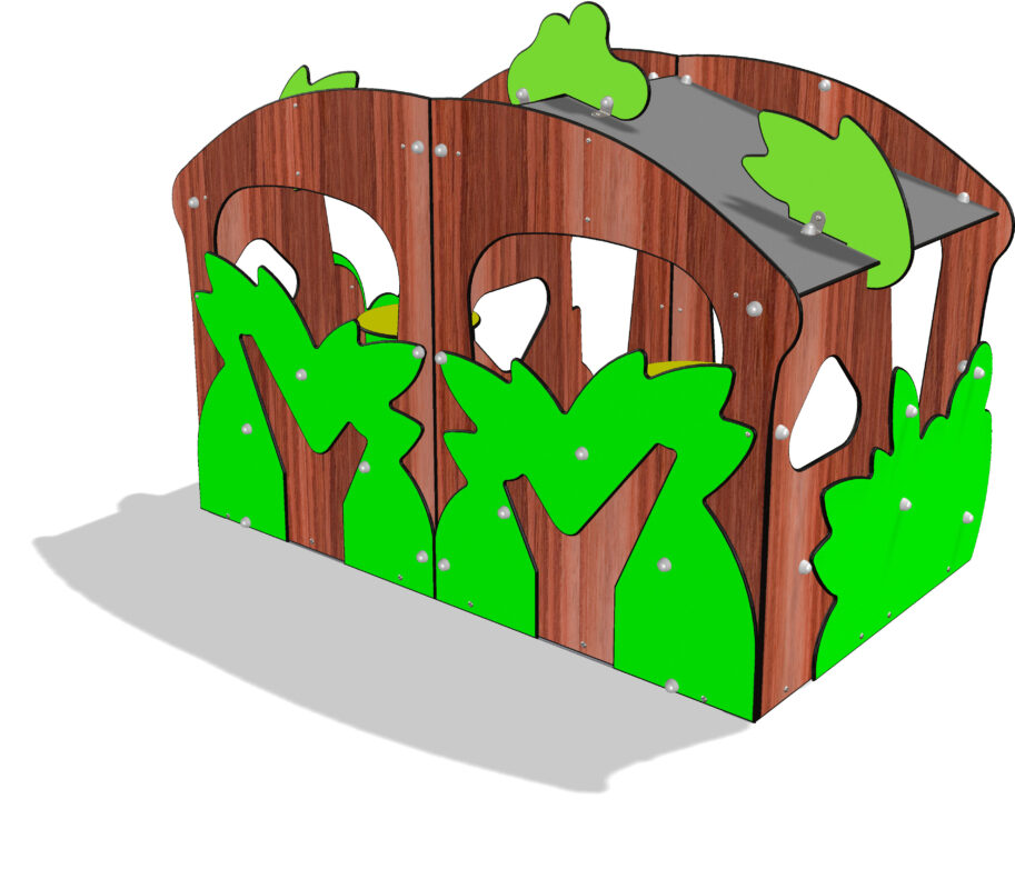 Cabane-maisonnette-enfant-jeu-Pob-Robinson visuel-3D- Recto