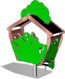 Ppe Kabane Perchée Verso-visuel-3D-cabane-maisonnette-collectivité-enfants-jeu-aire-parc