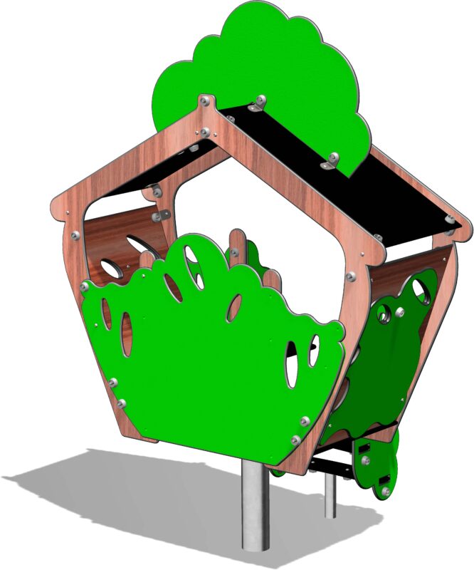 Ppe Kabane Perchée Verso-visuel-3D-cabane-maisonnette-collectivité-enfants-jeu-aire-parc