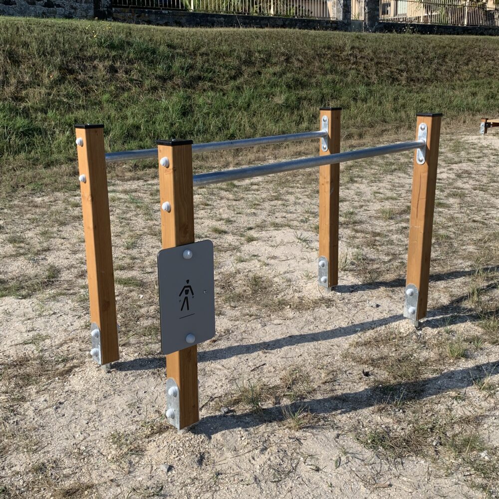 Pw1 Barres Paralleles Parcours Sante Musculation Bras Dips Gainage Lsit Le Vivier Sur Mer 35