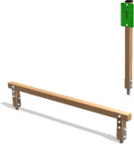 Pw13 Poutre D'equilibre Simple Bois