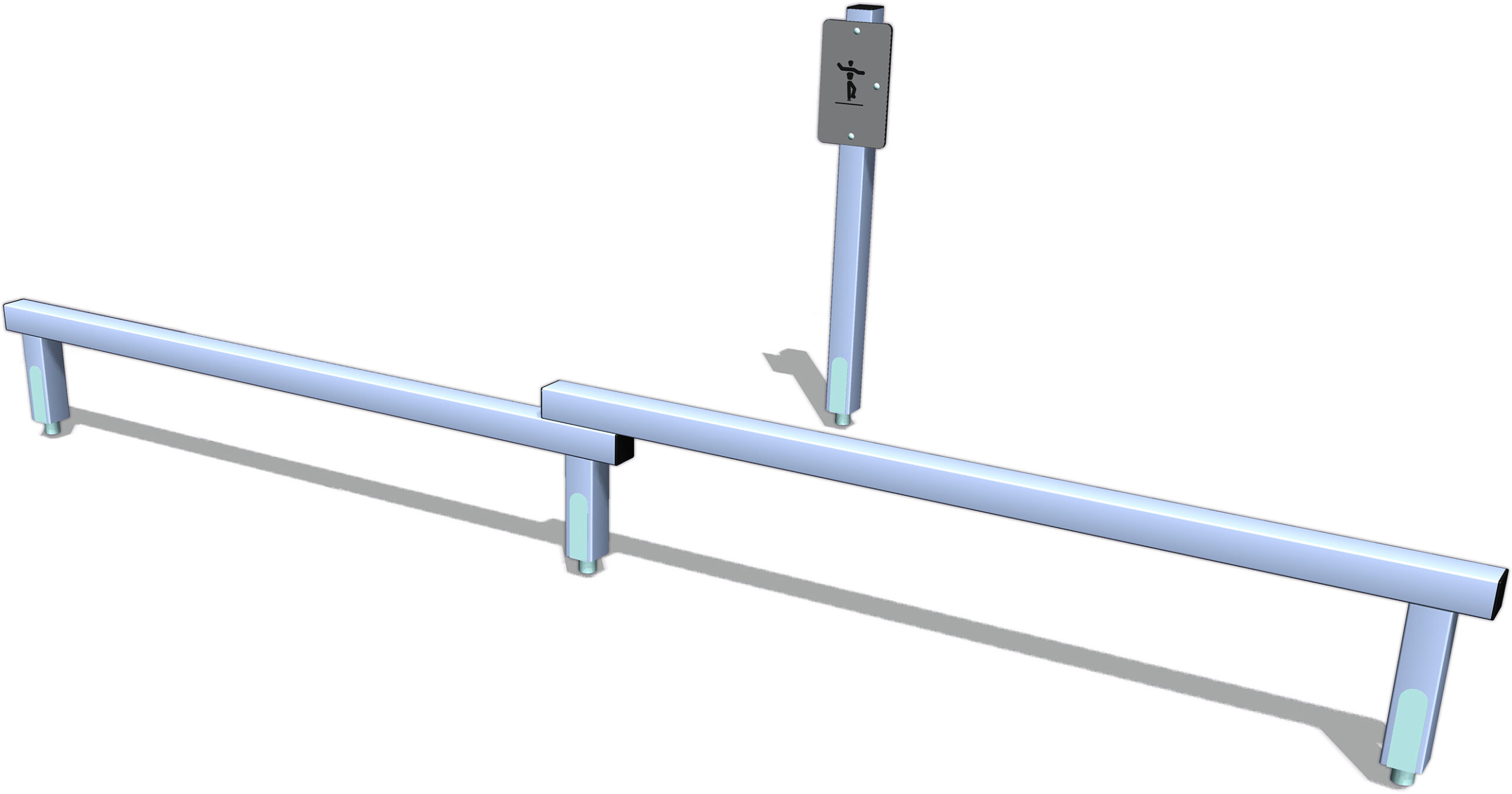Pw6 Poutre D'Équilibre Double Alu