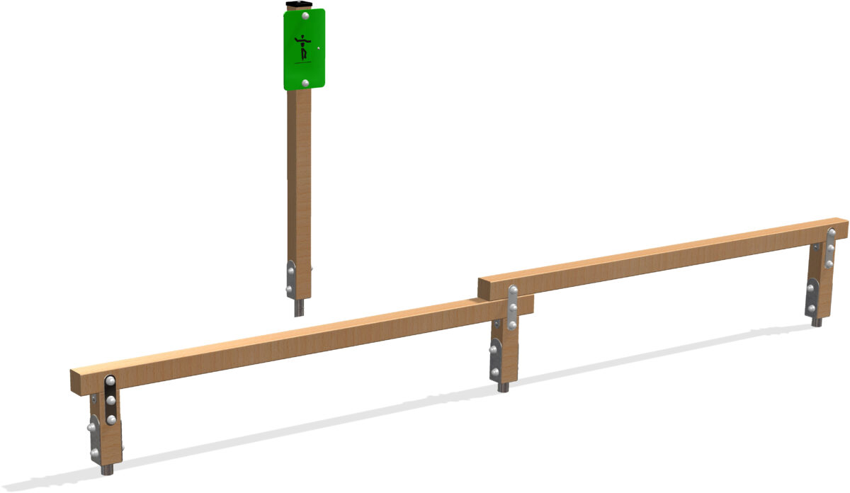 Pw6 Poutre D'equilibre Double Bois