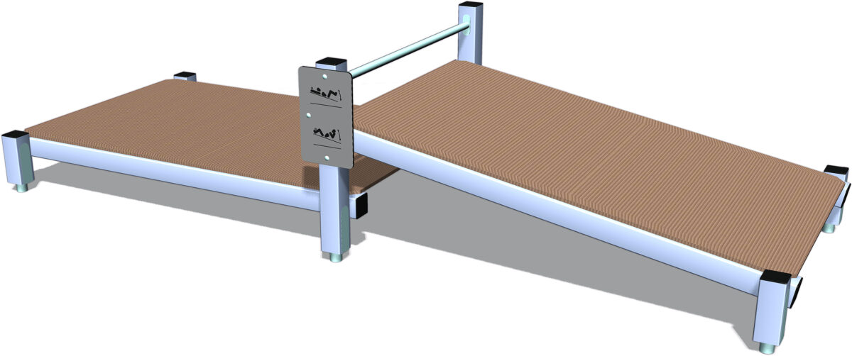 Pw8 Banc à Abdos Double Pa Hpl