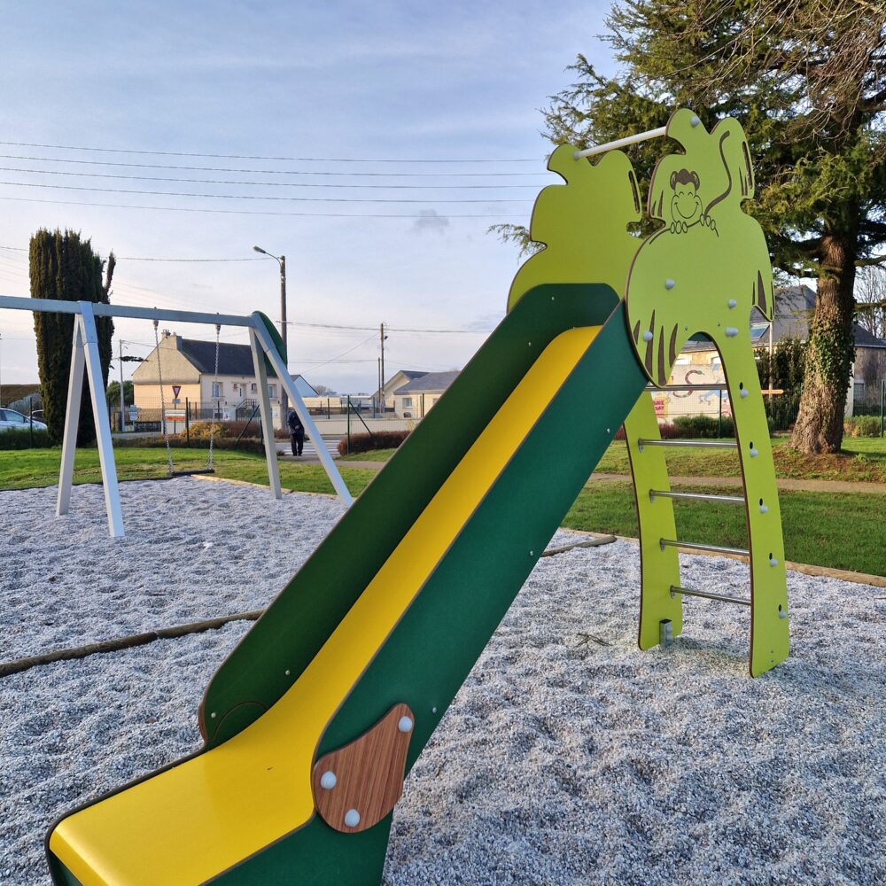 Tcq Classic 150 Toboggan Grimpe Echelons Glisse Jungle Cocotier Singe Radenac 56 Hpl Photo (3)