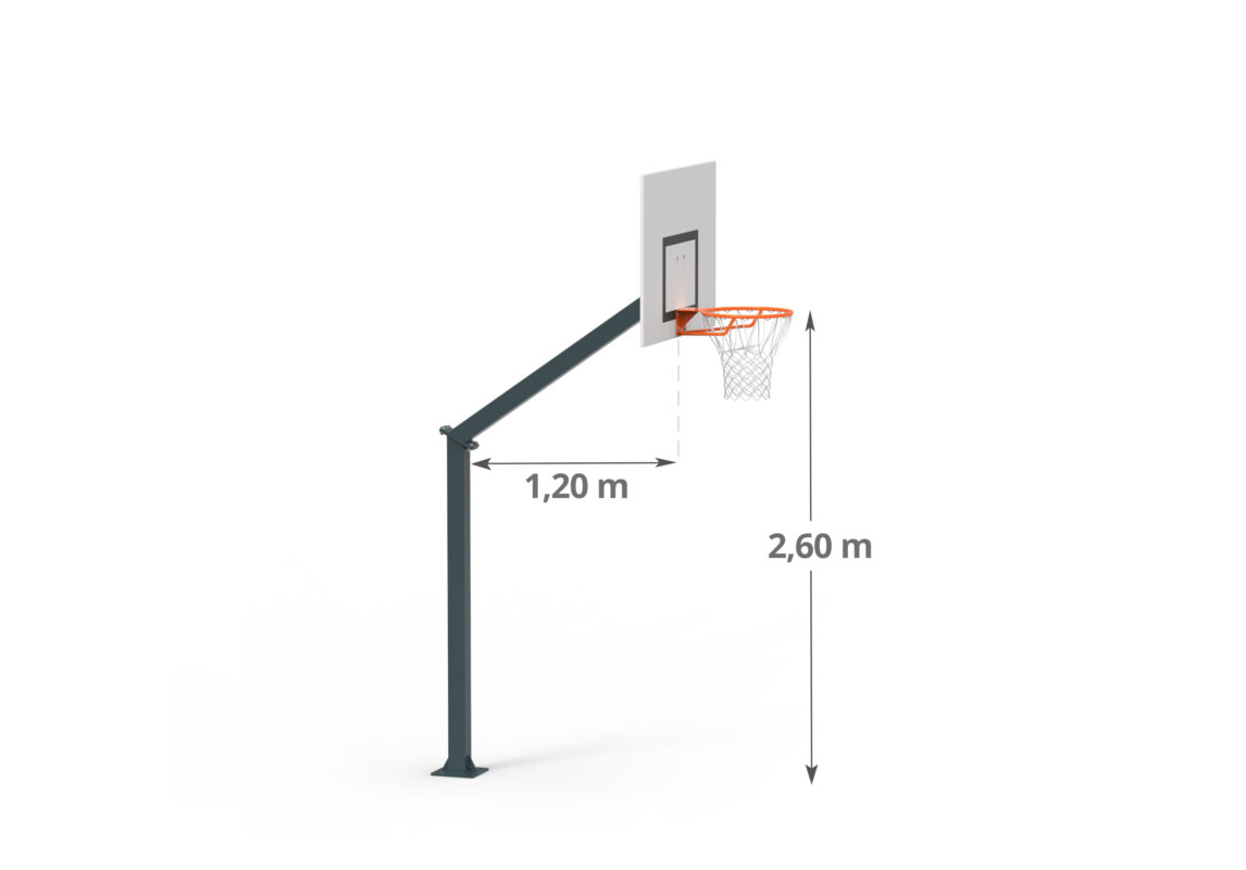 2 Parties 260 Dimensions Scellement Platine Panneau Rectangle
