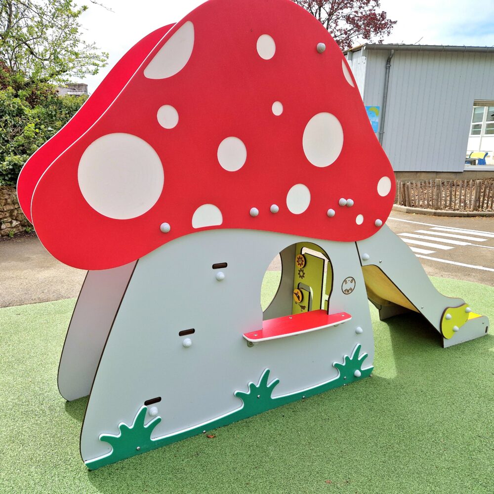 JEU DE GLISSAGE-TCP-Champy-Toboggan-cabane-Ecole St Yves St Helene