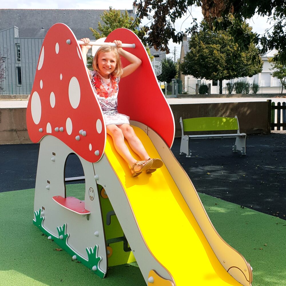 JEU DE GLISSAGE-TCP-Champy-Toboggan-cabane-École Gabrielle Deshayes Auray 56