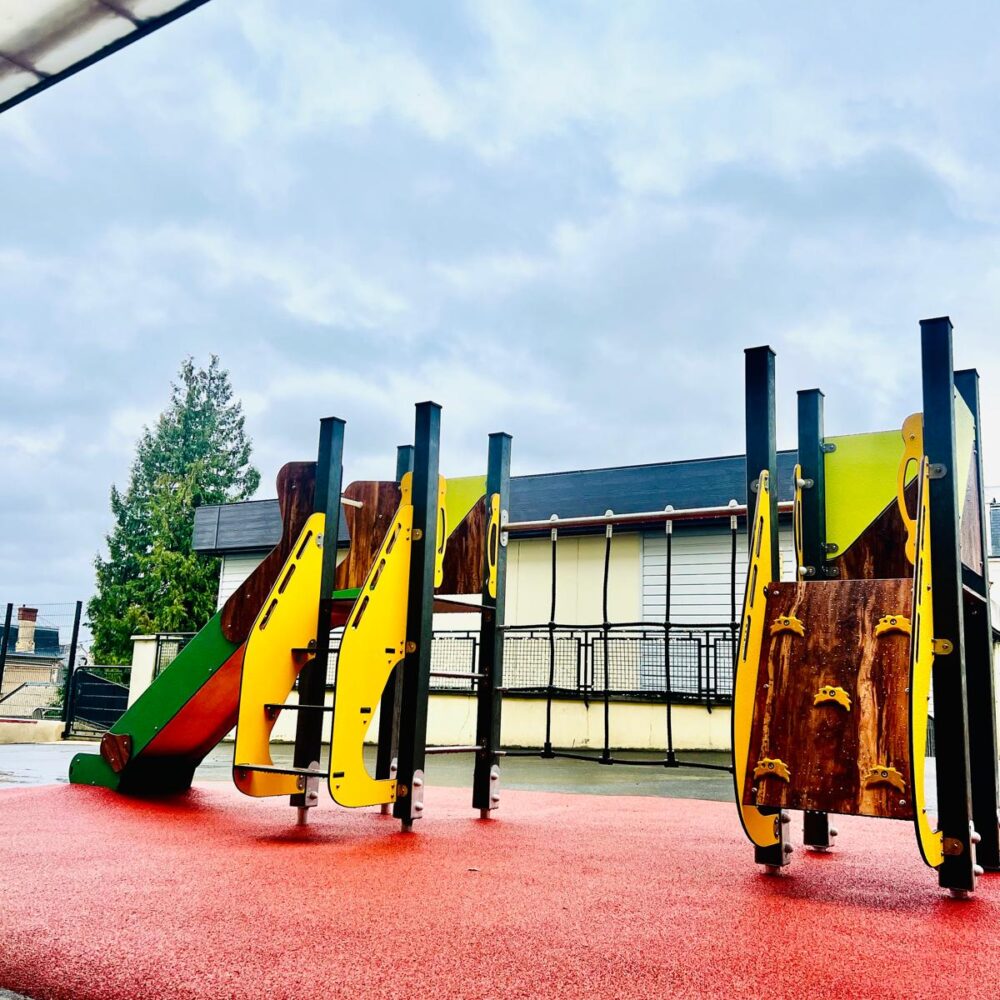 Kks 983 Violette Structure Jeux Toboggan Escalade Glisse Filet Echelon Caen 14 Pr Hpl Natura Photo 3