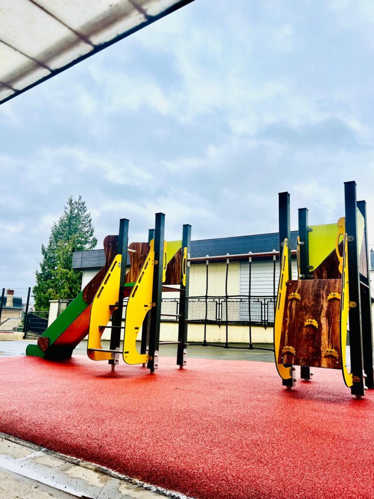 Kks 983 Violette Structure Jeux Toboggan Escalade Glisse Filet Echelon Caen 14 Pr Hpl Natura Photo 3