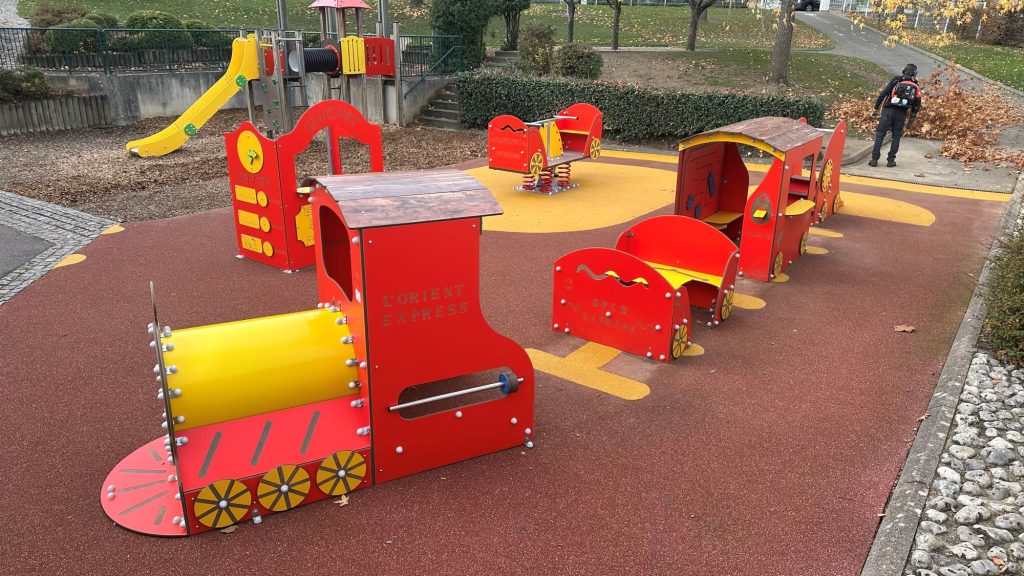 Structure de jeux locomotive Mega Express Eure