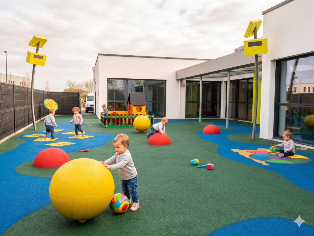Sol souple 3D Ludique Creche Auray