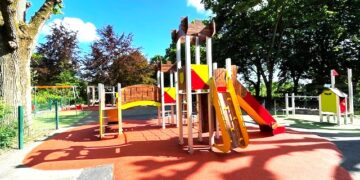 Aire de jeux Parc du bout du monde Château Gontier Mayenne